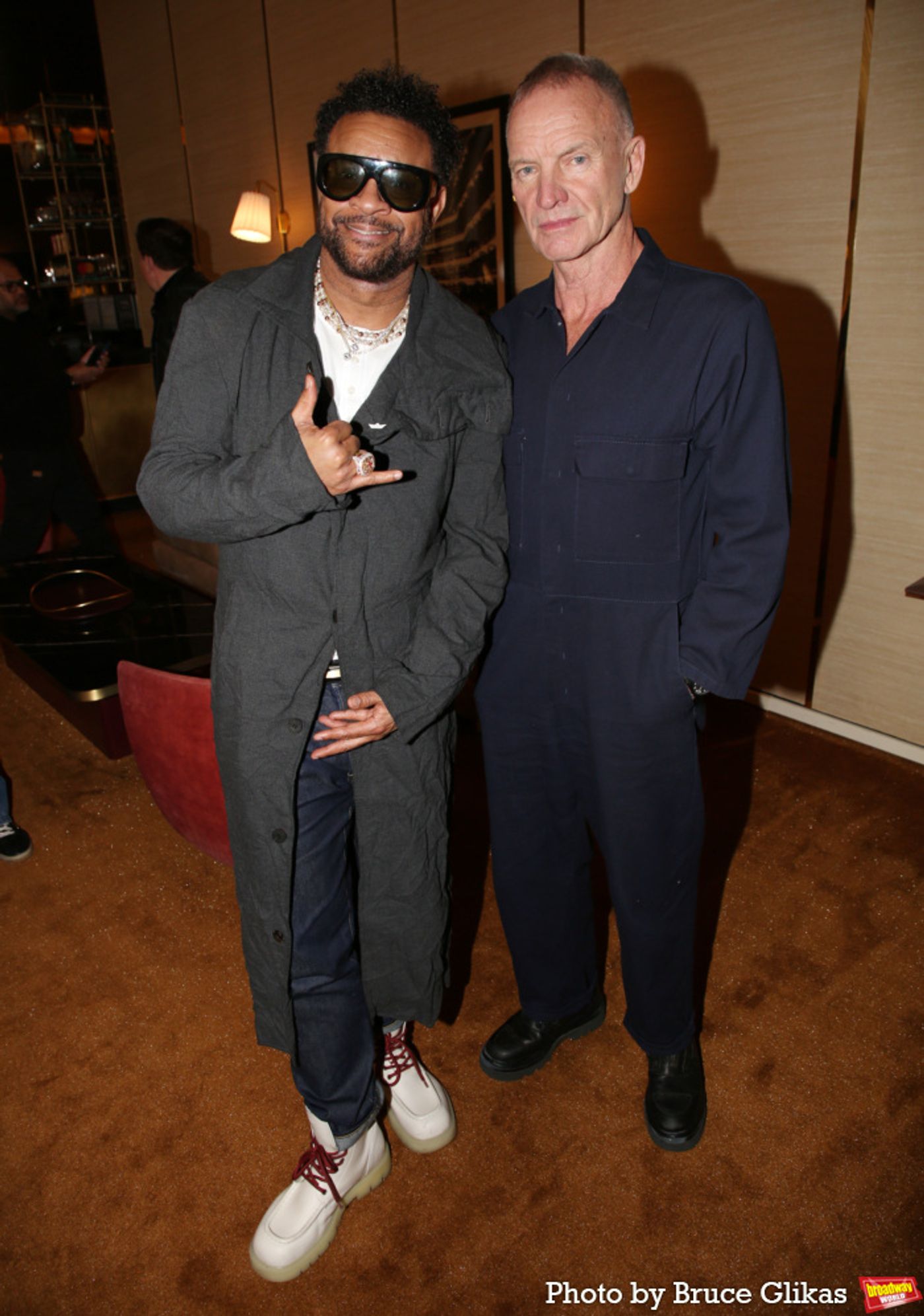 Photos: Sting & Shaggy Get Ready for THE LAST SHIP at the Met  Image
