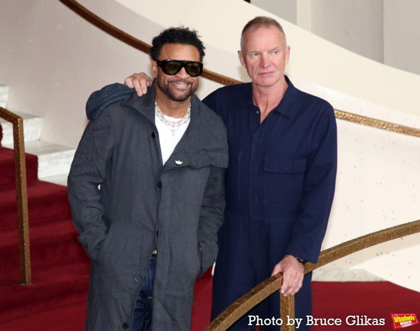Photos: Sting & Shaggy Get Ready for THE LAST SHIP at the Met  Image