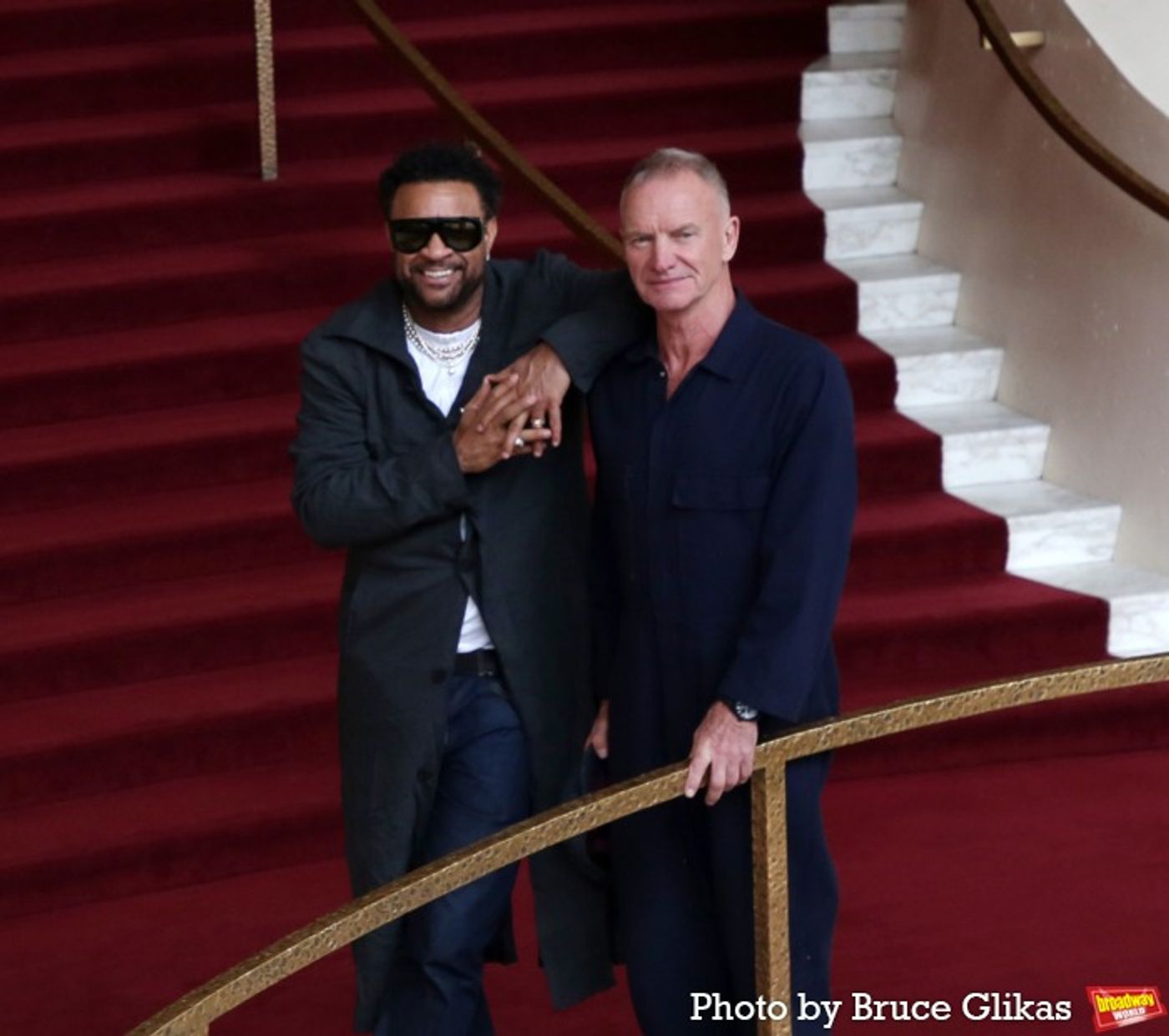 Photos: Sting & Shaggy Get Ready for THE LAST SHIP at the Met  Image