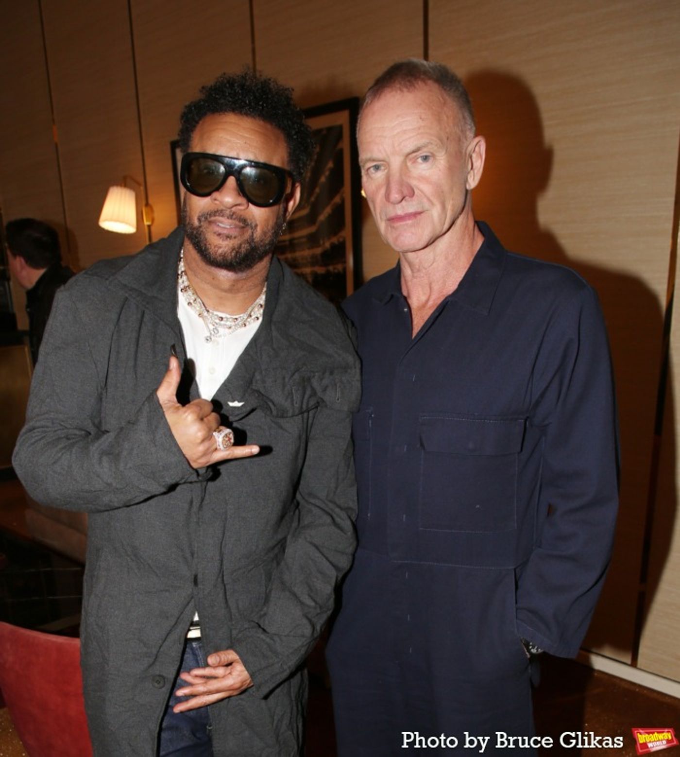 Photos: Sting & Shaggy Get Ready for THE LAST SHIP at the Met  Image