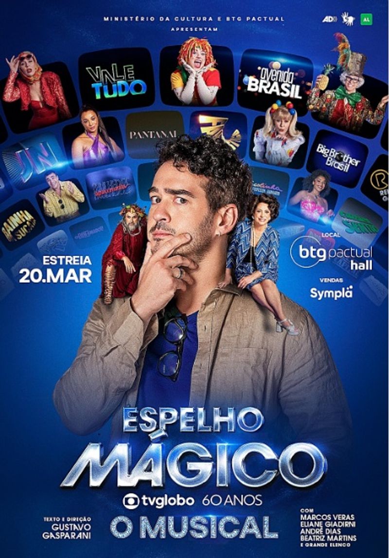 ESPELHO MÁGICO: Musical Celebrating 60 Years of Globo Network Revisits Six Decades of Brazilian Television Image