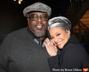 Cedric the Entertainer and Director Debbie Allen Photo