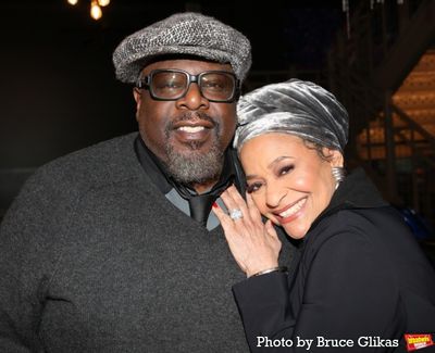 Cedric the Entertainer and Director Debbie Allen Photo