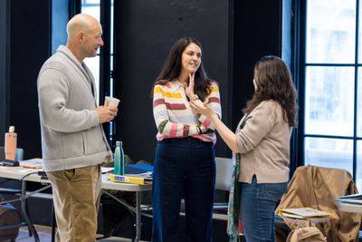 Corey Stoll and Cecily Strong Photo