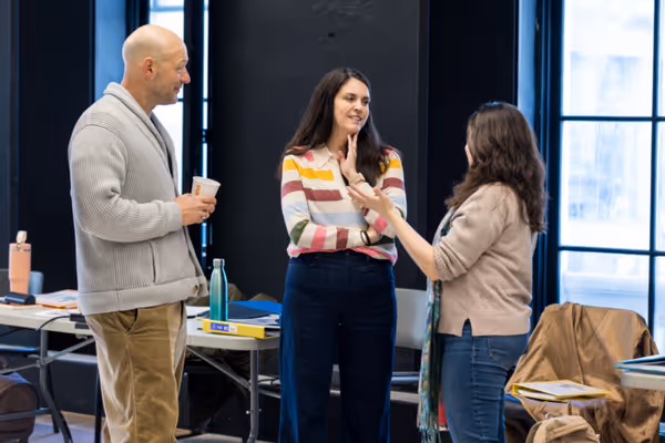 Corey Stoll and Cecily Strong Photo