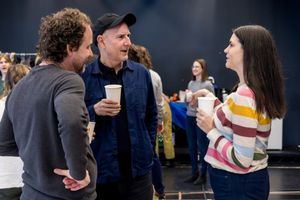 Japhy Williams, Ian Rickson, and Cecily Strong Photo