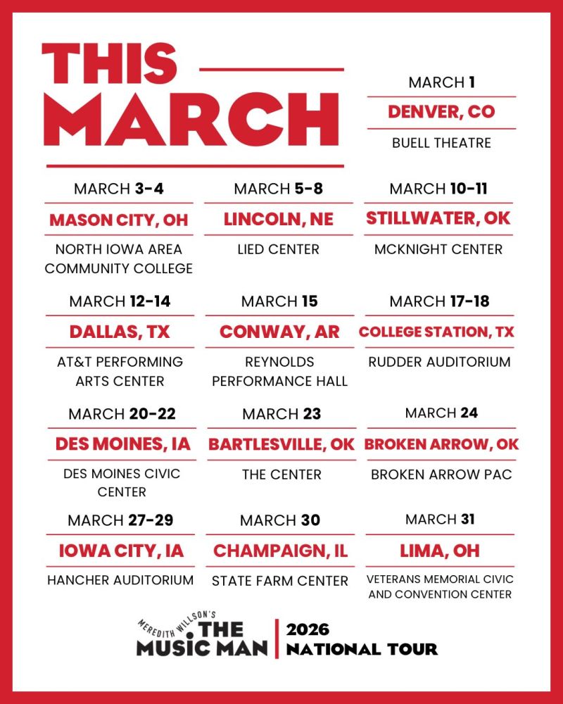 Review: MEREDITH WILLSON'S THE MUSIC MAN at Reynolds Performance Hall in Conway  Image