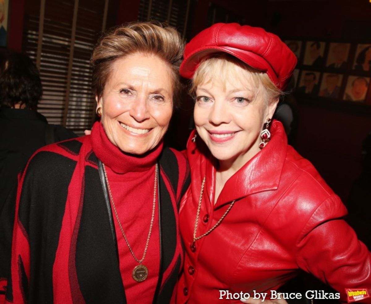Lorna Dallas and KT Sullivan at Photos: Gillian Lynne Honored With Sardi’s Portrait For 100th Birthday