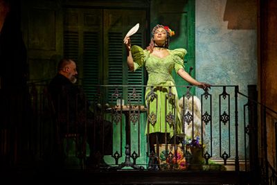 Alastair Parker & Rachel Adedeji in Hadestown. © Brinkhoff-Moegenburg Photo