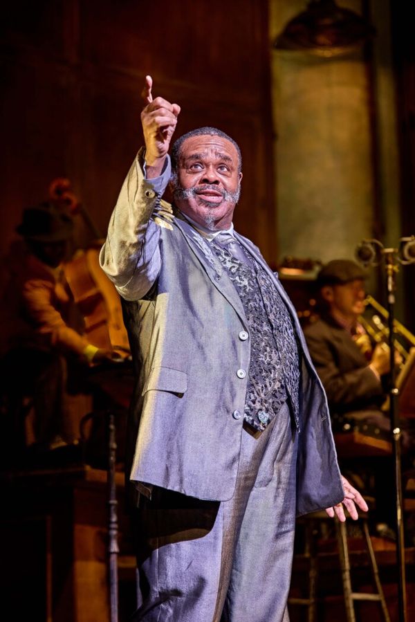 Clive Rowe in Hadestown. © Brinkhoff-Moegenburg Photo