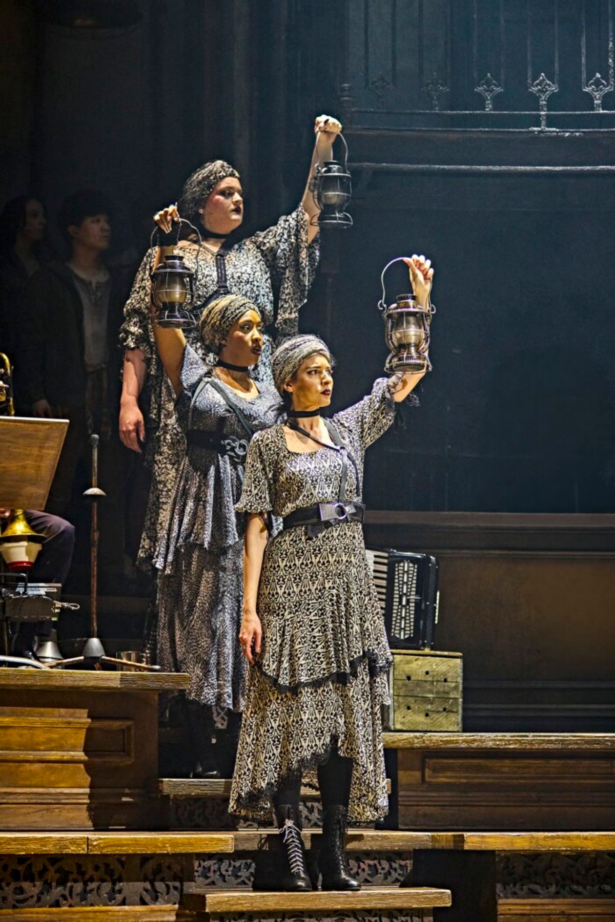 HADESTOWN
Lyric Theatre London 2026

Creative:
Anaïs Mitchell - MUSIC, LYRICS & BOOK
Rachel Chavkin - DEVELOPED WITH AND DIRECTED BY
David Neumann - CHOREOGRAPHER
Rachel Hauck - SCENIC DESIGNER
Michael Krass - COSTUME DESIGNER
Bradley King - LIGHTING DESIGNER
Nevin Steinberg - CO-SOUND DESIGNER
Jessica Paz - CO-SOUND DESIGNER
Liam Robinson - MUSICAL SUPERVISOR AND VOCAL ARRANGEMENTS
Michael Chorney - ARRANGMENTS & ORCHESTRATIONS
Todd Sickafoose - ARRANGMENTS & ORCHESTRATIONS
Ken Cerniglia - DRAMATURG
Jennifer Mullins - Wigs & Hair Design


Cast:
Rachel Adedeji - Persephone
Bethany Antonia - Eurydice
Marley Fenton - Orpheus
Alastair Parker - Hades
Clive Rowe - Hermes
Melanie Bright - Fate
Spike Maxwell - Fate
Lauran Rae - Fate
Femi Akinfolarin - Worker
Michelle Andrews - Worker
Gabriela Benedetti - Worker
Ollie Bingham - Worker
Sebastian Lim-Seet - Worker
Juan Jackson - Swing
Oisín Nolan-Power - Swing
Lindo Shinda - Swing
Jasmine Triadi - Swing
Milly Willows - Swing

4410 at 