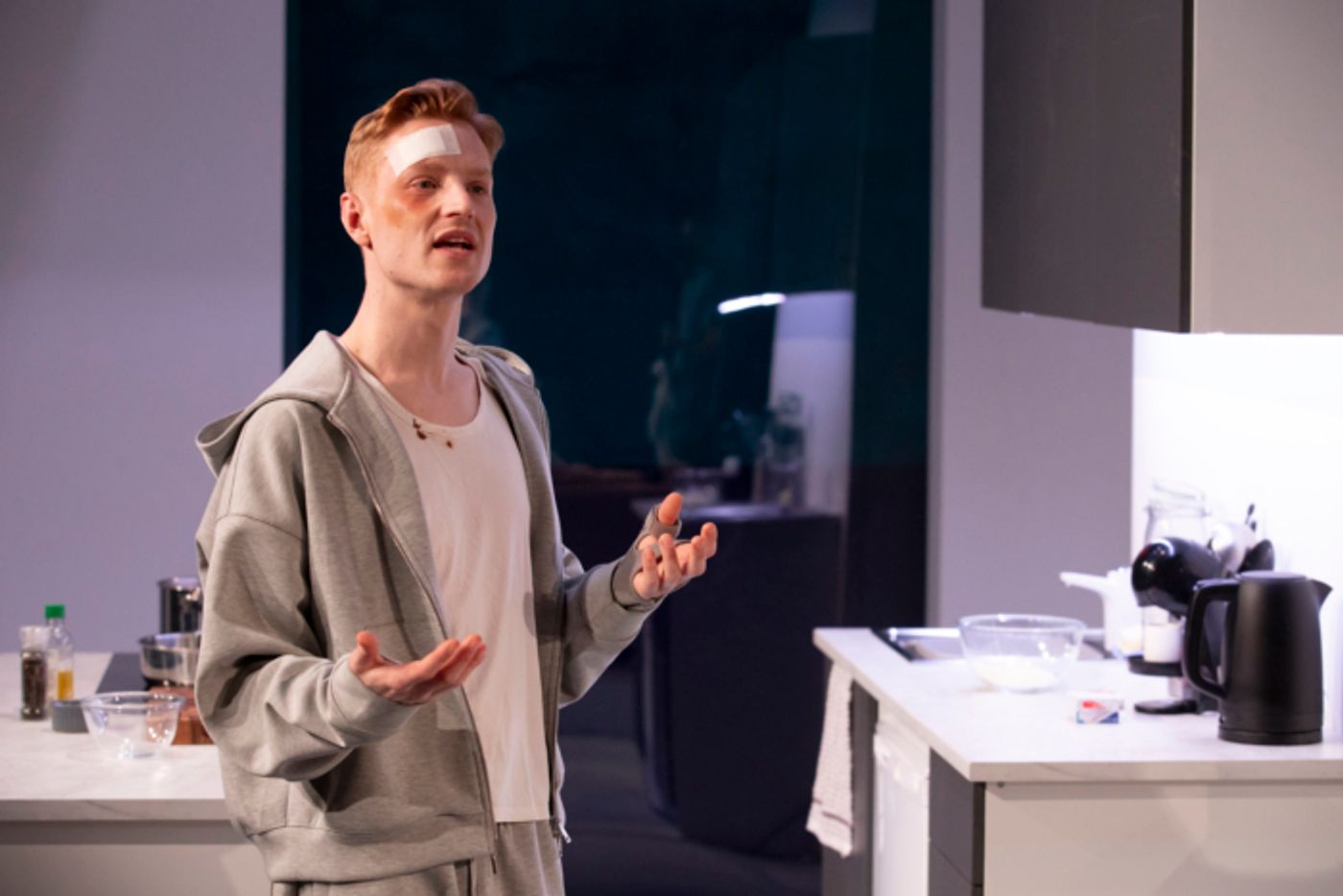 Photos: John McCrea and Perry Williams in SLIPPERY at Omnibus Theatre  Image
