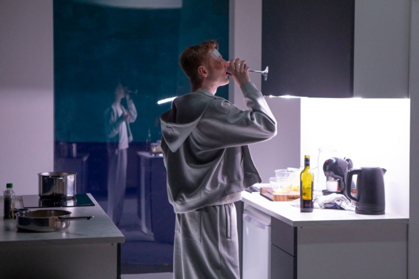 Photos: John McCrea and Perry Williams in SLIPPERY at Omnibus Theatre  Image