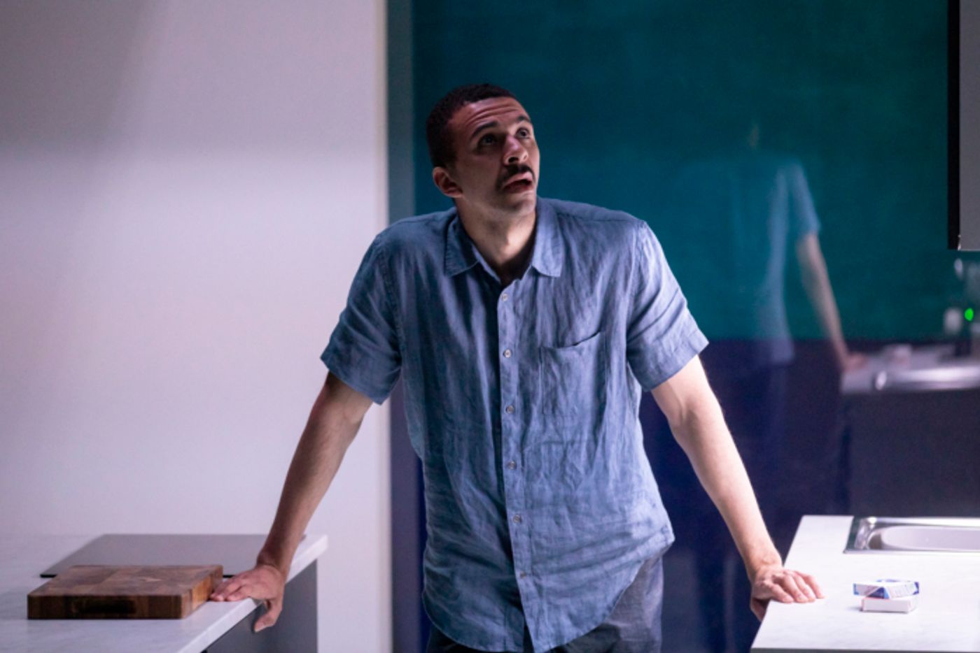 Photos: John McCrea and Perry Williams in SLIPPERY at Omnibus Theatre  Image