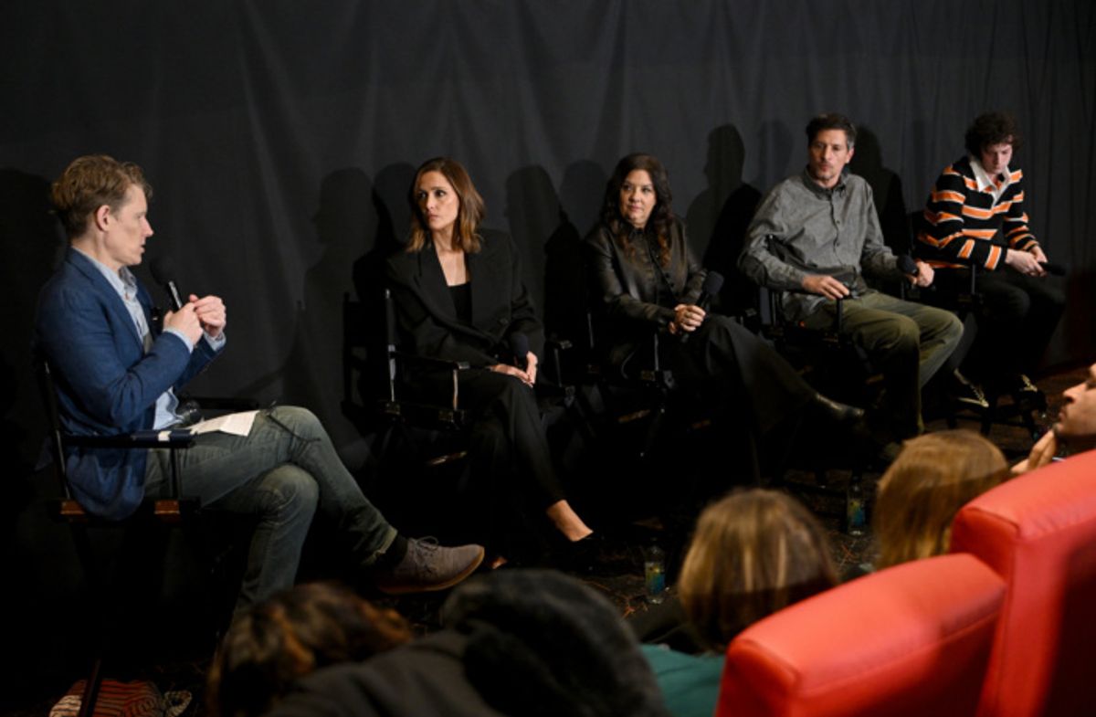 Joe McGovern, Rose Byrne, Stephanie Laing, Simon Rex and Dominic Sessa at 