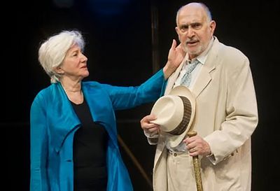 Olympia Dukakis and Apollo Dukakis, as Prospera and Gonzalo in    The Tempest   , 201 Photo
