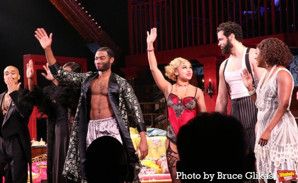 Joseph Anthony Byrd, Jelani Alladin, Jasmine Amy Rogers and Jordan Donica and Adrienne Warren at 