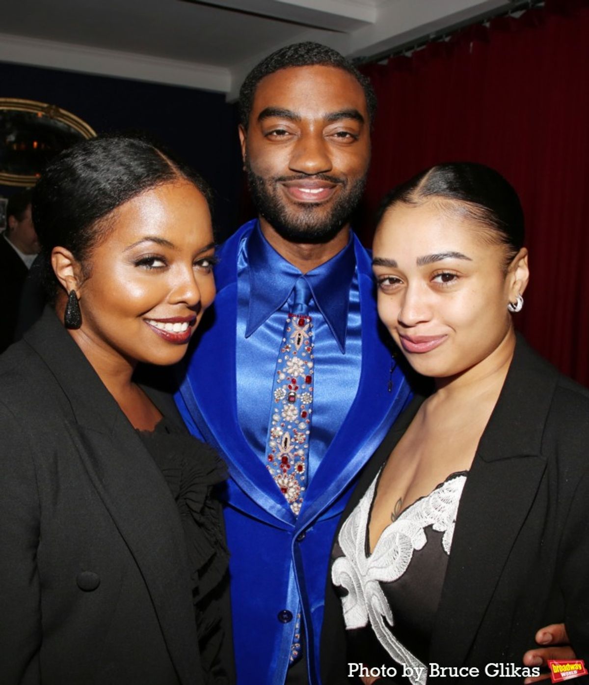 Adrienne Warren, Jelani Alladin and Jasmine Amy Rogers at 