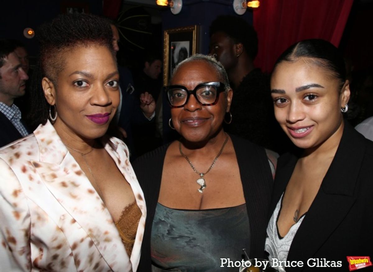 Lili-Anne Brown, Ann Charisse James and Jasmine Amy Rogers at 