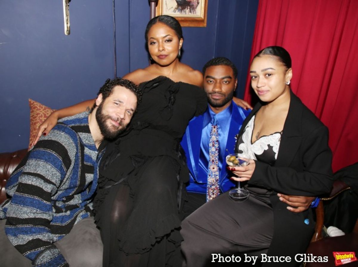Jordan Donica, Adrienne Warren, Jelani Alladin and Jasmine Amy Rogers at 