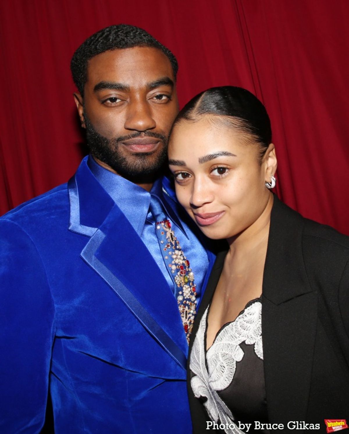 Jelani Alladin and Jasmine Amy Rogers at 