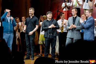 Trey Parker, Matt Stone, Robert Lopez, Andrew Rannells, Rory O'Malley Photo