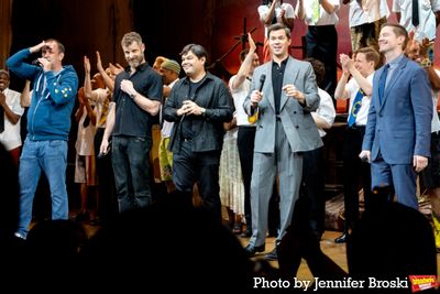 Trey Parker, Matt Stone, Robert Lopez, Andrew Rannells, Rory O'Malley Photo