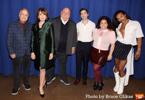 Adam Heller, Beth Leavel, Kevin Chamberlin, Matt Doyle, Marissa Jaret Winokur and Tom Photo