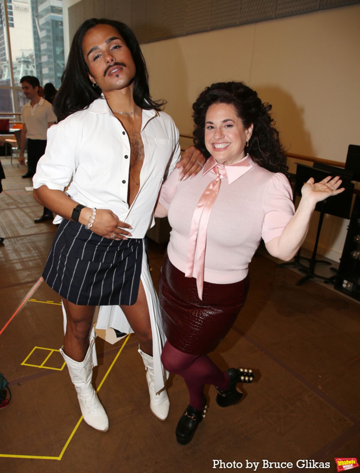 Tomás Matos and Marissa Jaret Winokur at 
