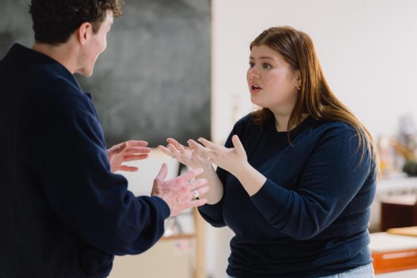 Photos: JOHN PROCTOR IS THE VILLAIN in Rehearsal For UK Premiere  Image