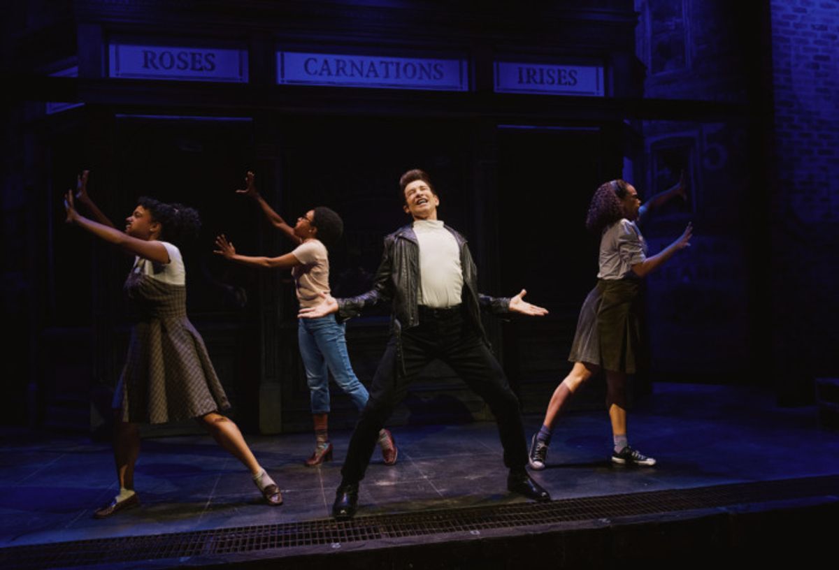 Savannah Lee Birdsong, Morgan Ashley Bryant, Andy Karl, Hailey Thomas at 