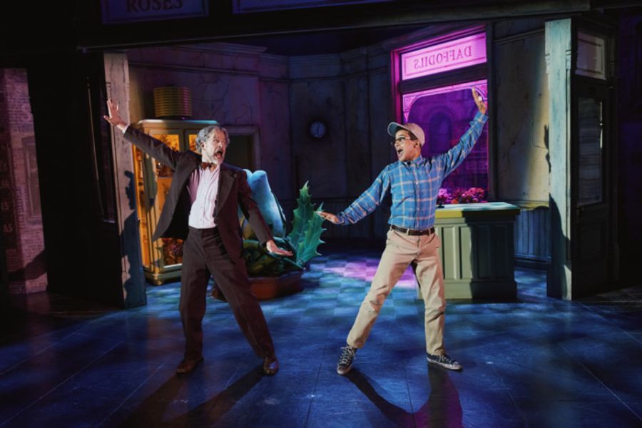 Photos: Nikki M. James, Jordan Fisher and Andy Karl in LITTLE SHOP OF HORRORS  Image