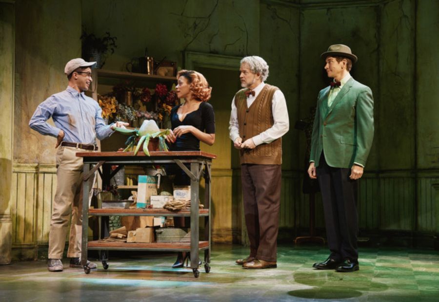 Photos: Nikki M. James, Jordan Fisher and Andy Karl in LITTLE SHOP OF HORRORS  Image