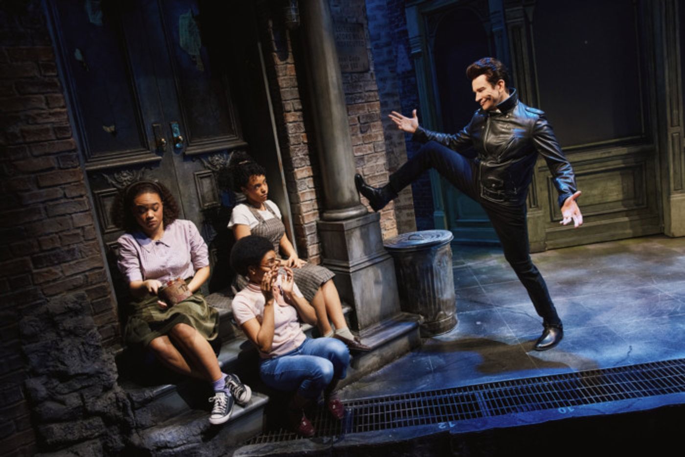 Photos: Nikki M. James, Jordan Fisher and Andy Karl in LITTLE SHOP OF HORRORS  Image