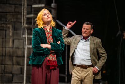 Eryn Jean Norvill as Cyrano & David Tarkenter as No. 2  Photo