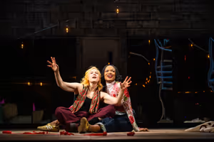 Eryn Jean Norvill as Cyrano & Madeline Charlemagne as Roxanne  Photo