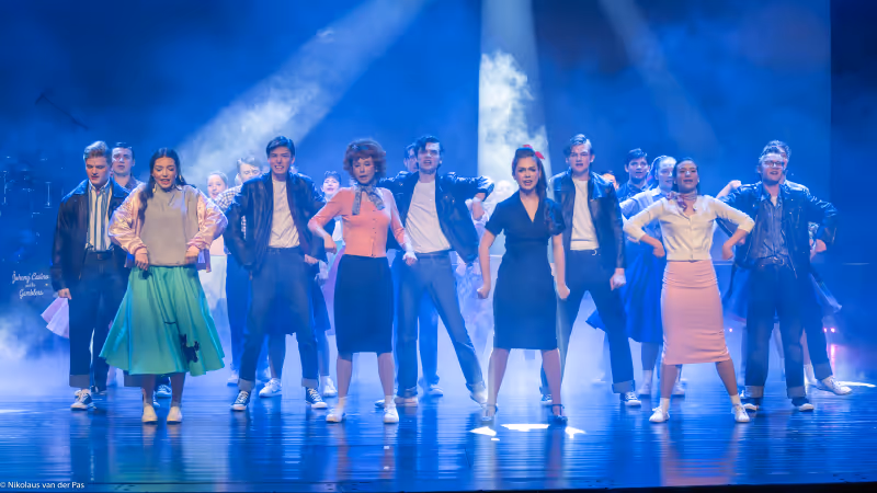 Review: GREASE at W:Hall, Brussels by Green Parrot Productions Image