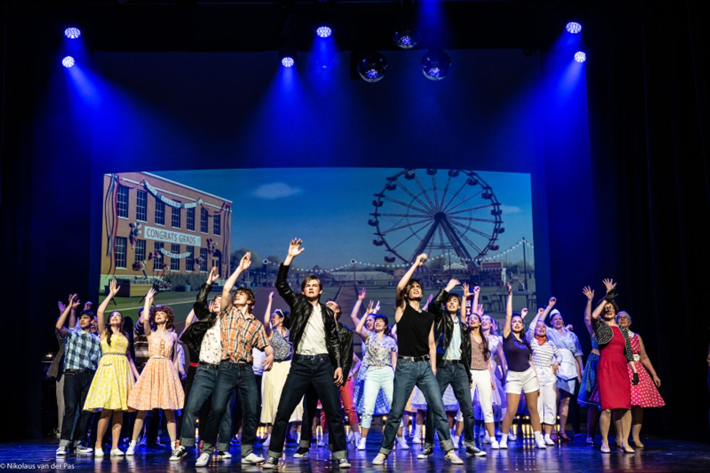 Review: GREASE at W:Hall, Brussels by Green Parrot Productions  Image