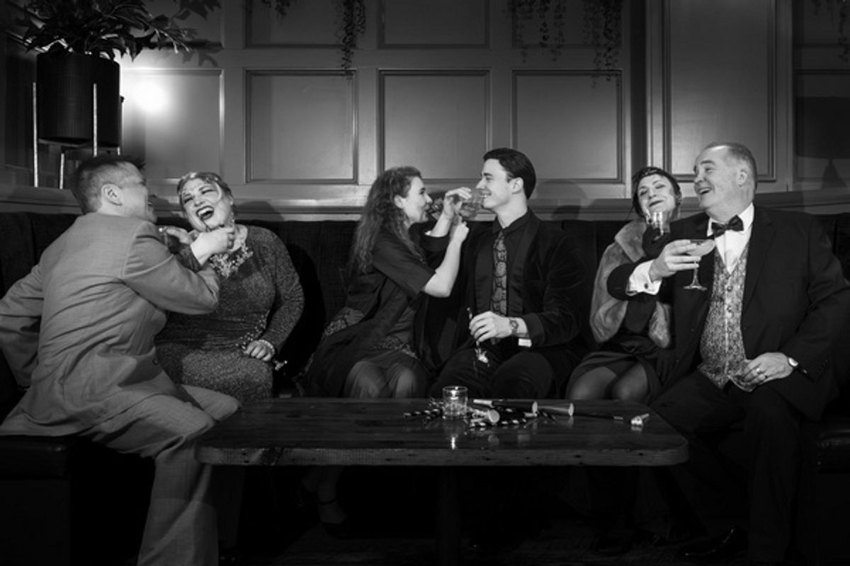 Nick Condon, Amelia Segler, Caralynn Rose, Richie Stone, Amanda Rose Taddeo, and Jeremy Southard at Photos: BOOM CRASH LOVE - A Jazz Age Jukebox Musical at Dekum Street Theater
