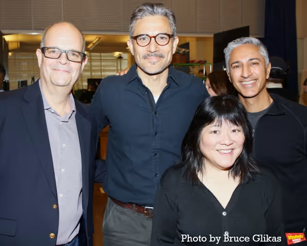 Brad Oscar, Ivan Hernandez, Ann Harada and Maulik Pancholy Photo