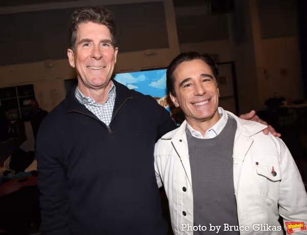 Book/Score Cinco Paul and Director/Choreographer Christopher Gattelli  Photo