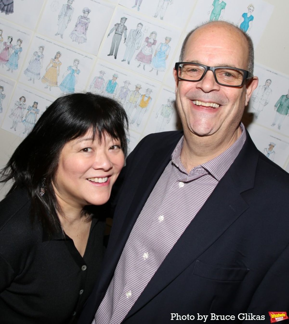 Ann Harada and Brad Oscar at 