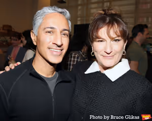 Maulik Pancholy and Ana Gasteyer @ BroadwayWorld Maulik Pancholy and Ana Gasteyer Photo