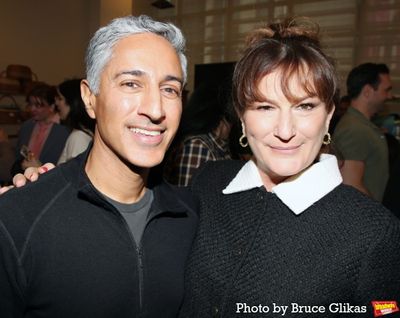 Maulik Pancholy and Ana Gasteyer Photo