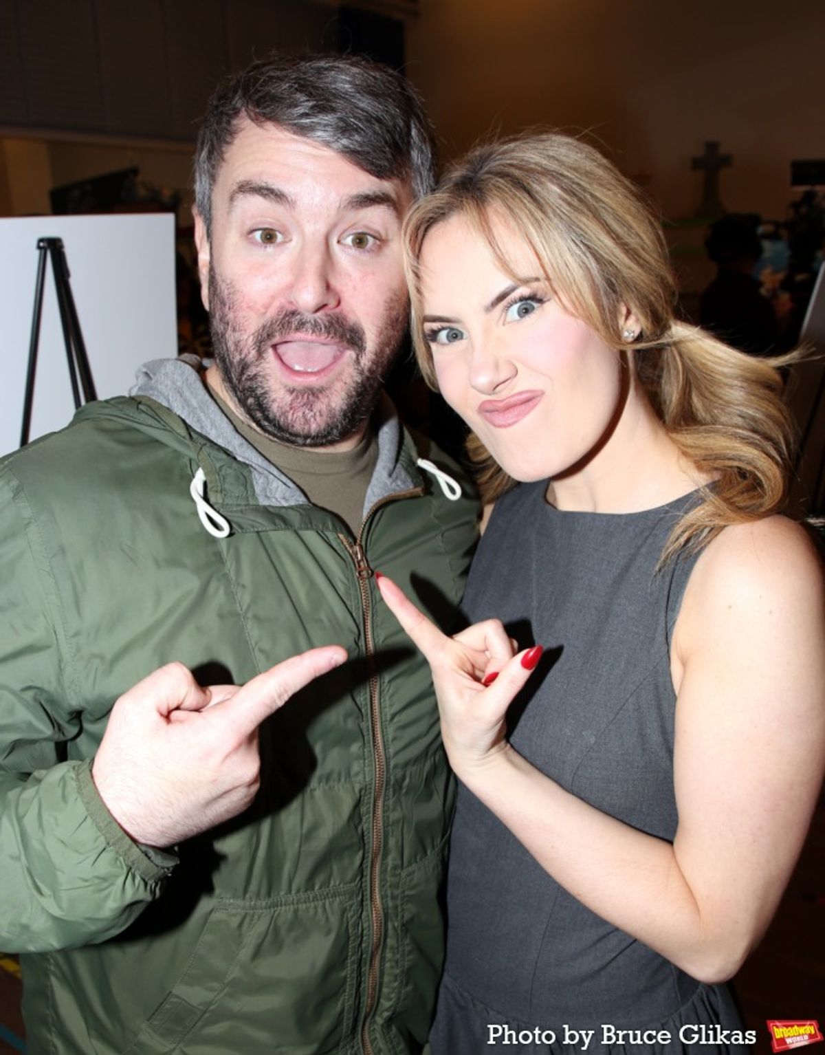 Alex Brightman and McKenzie Kurtz at 