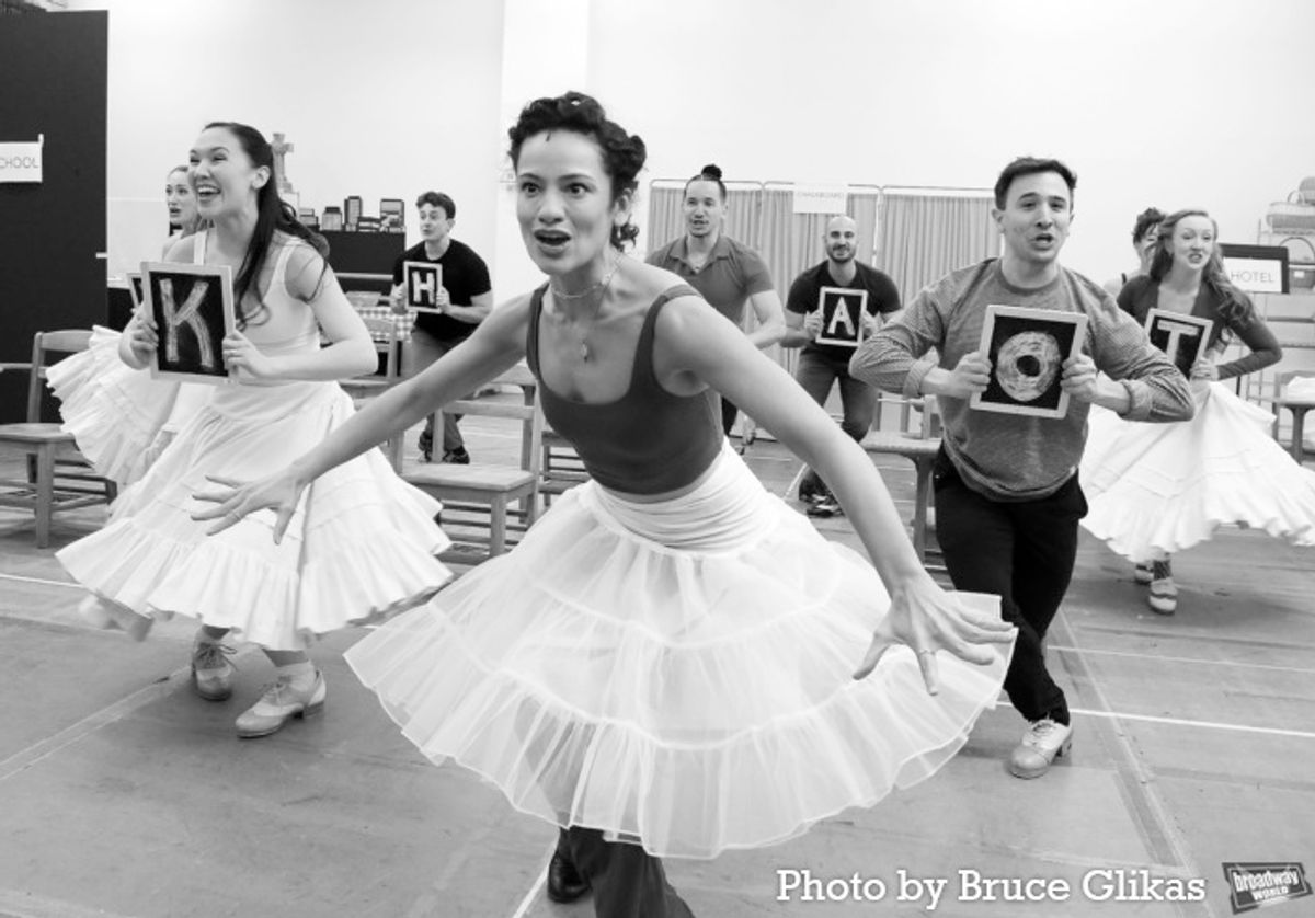 Isabelle McCalla and The cast of 'Schmigadoon!' at 