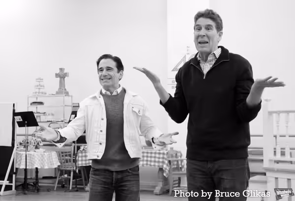 Director/Choreographer Christopher Gattelli and Book/Score Cinco Paul  Photo