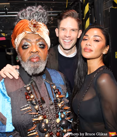 Junior LaBeija, Frank DiLella and Nicole Scherzinger Photo