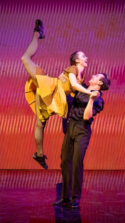 SAMANTHA SIEGEL, ANTHONY CANNARELLA and Company in GOTTA DANCE! photo by Christopher  Photo