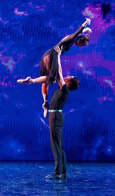 SARA ESTY and BARTON COWPERTHWAITE in GOTTA DANCE! photo by Christopher Duggan Photo